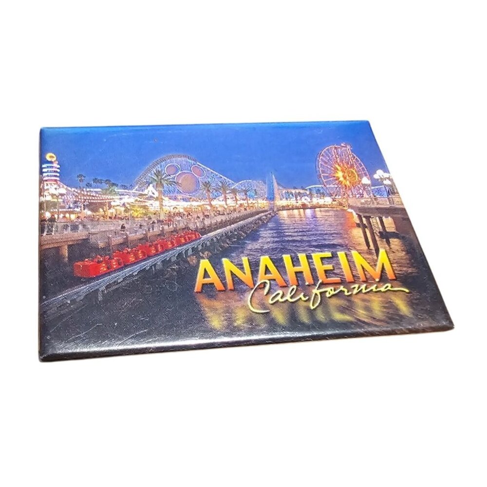 The Postcard Factory Anaheim California Adventure Souvenir Fridge Magnet 3"